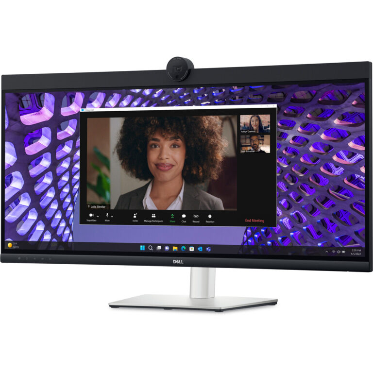 DELL P Series P3424WEB computer monitor 86.7 cm (34.1") 3440 x 1440 pixels 4K Ultra HD LCD Black