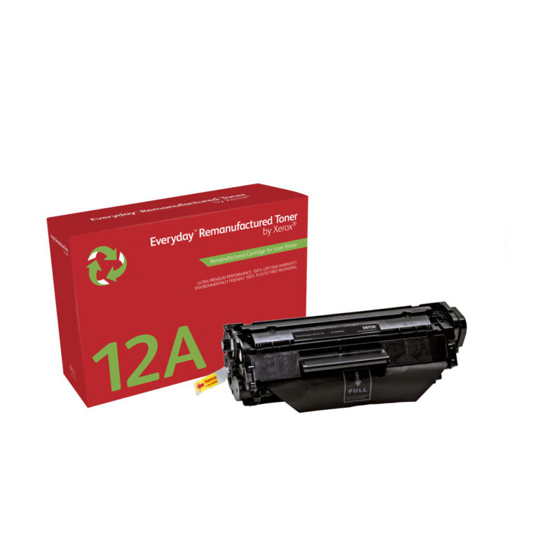 EverydayTM Mono Remanufactured Toner by Xerox compatible with HP 12A (Q2612A), Standard capacity