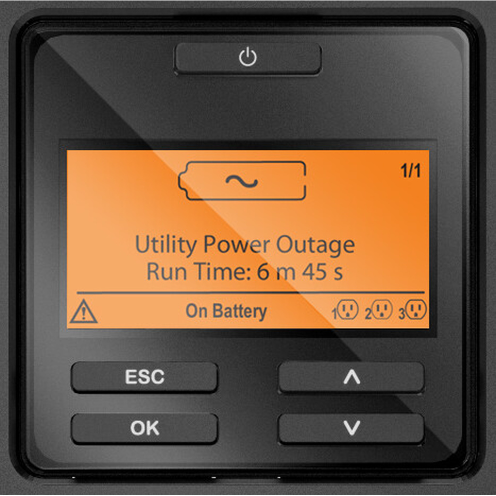 APC Smart-UPS On-Line, 1500VA/1500W, Tower, 230V, 6x C13 IEC outlets, SmartSlot, Extended runtime, W/O rail kit - Image 7
