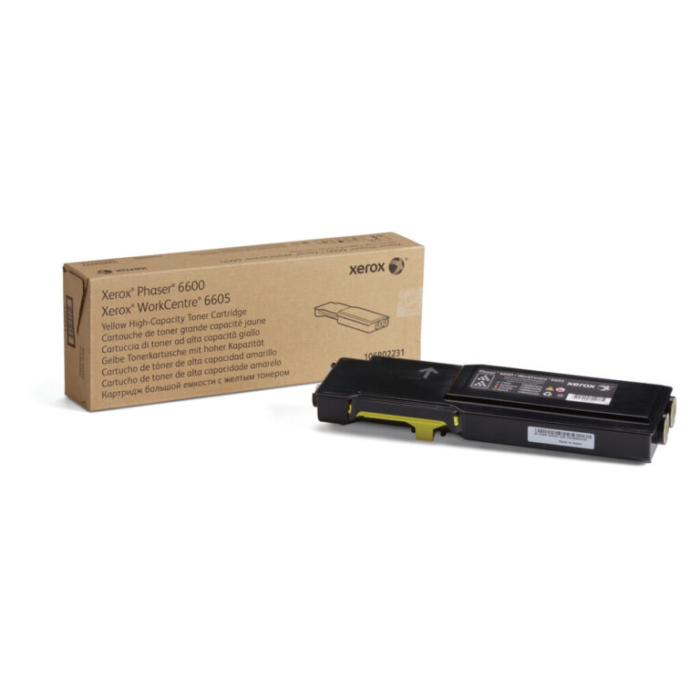 Xerox Genuine PhaserTM 6600, WorkCentreTM 6605 Yellow Toner Cartridge