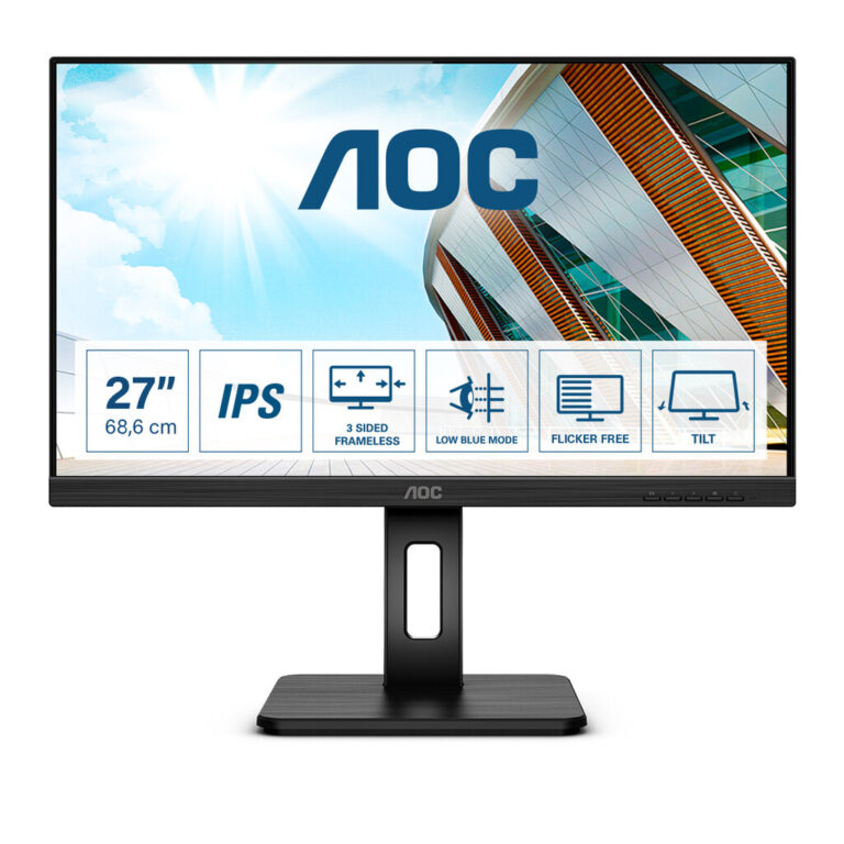 AOC P2 Q27P2Q computer monitor 68.6 cm (27") 2560 x 1440 pixels Quad HD LED Black