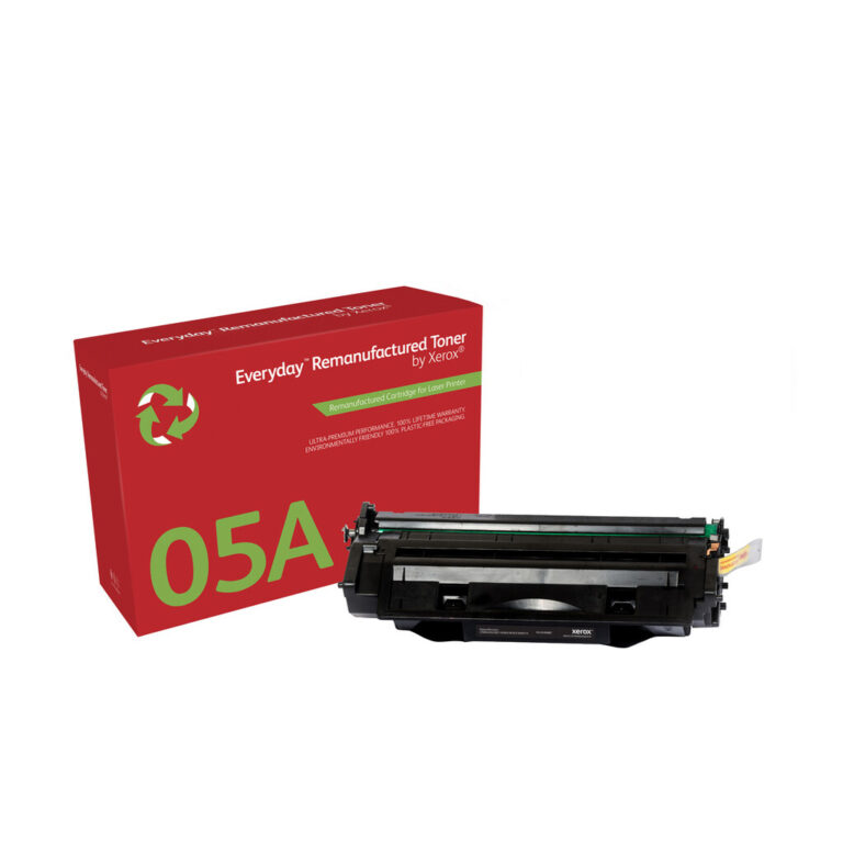 EverydayTM Mono Remanufactured Toner by Xerox compatible with HP 05A (CE505A), Standard capacity