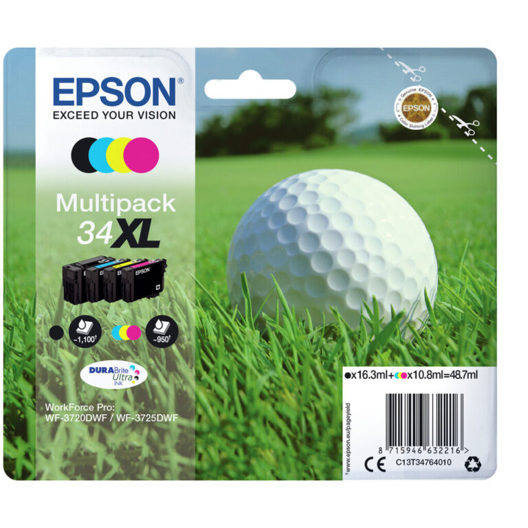 Epson Golf ball 34XL DURABrite Ultra Multipack 4-colours Ink