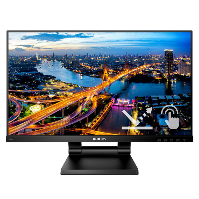 Philips 242B1TC/00 computer monitor 60.5 cm (23.8") 1920 x 1080 pixels Full HD LED Touchscreen Black