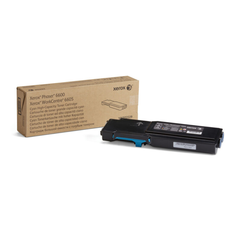 Xerox Genuine PhaserTM 6600, WorkCentreTM 6605 Cyan Toner Cartridge