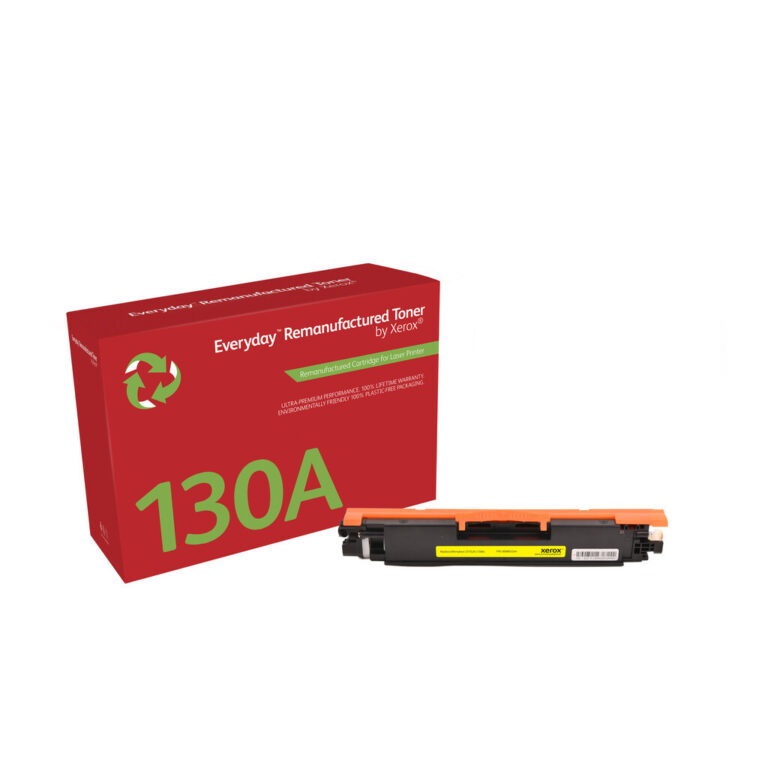 EverydayTM Yellow Remanufactured Toner by Xerox compatible with HP 130A (CF352A), Standard capacity